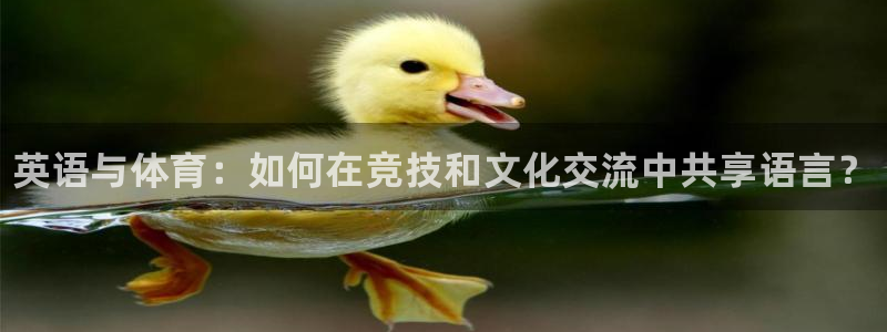 欧亿体育官方正版app娱乐首页官网下载：英语与体育：