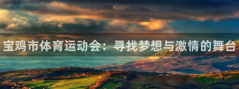 oety欧亿体育官网下载开户：宝鸡市体育运动会：寻找